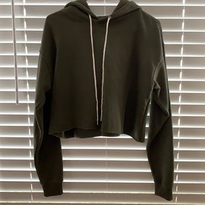 Crop top hoodie